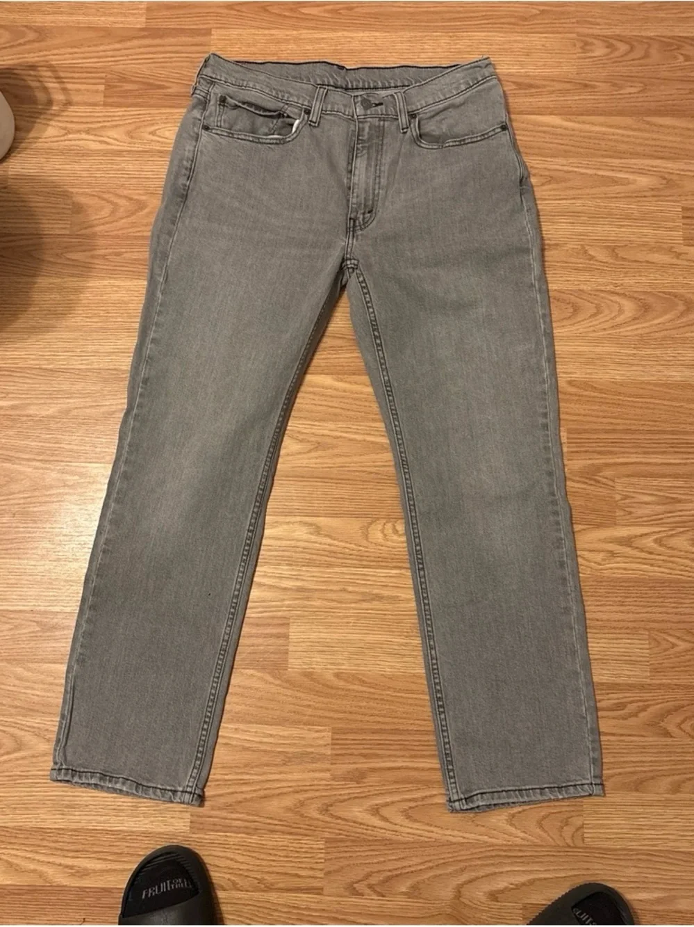 Levi's Gray Straight-Leg Men's Jeans
